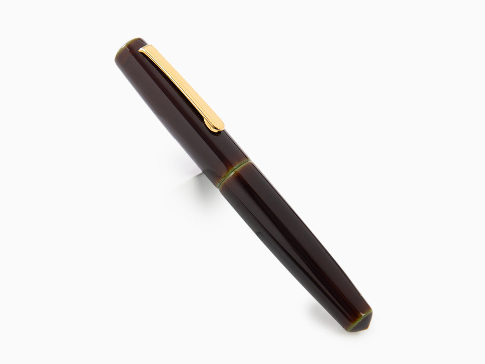 Nakaya Writer Füllfederhalter Heki-Tamenuri, Piccolo, Zwei-Ton, Elastic