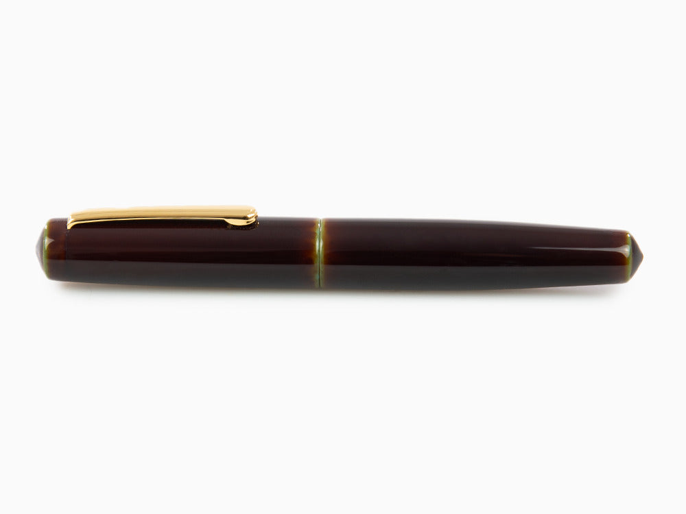 Nakaya Writer Füllfederhalter Heki-Tamenuri, Piccolo, Zwei-Ton, Elastic