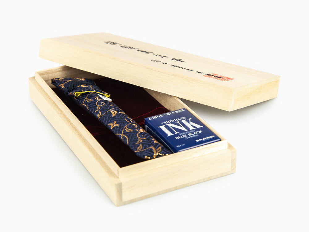 Nakaya Writer Füllfederhalter Heki-Tamenuri, Piccolo, Zwei-Ton, Elastic