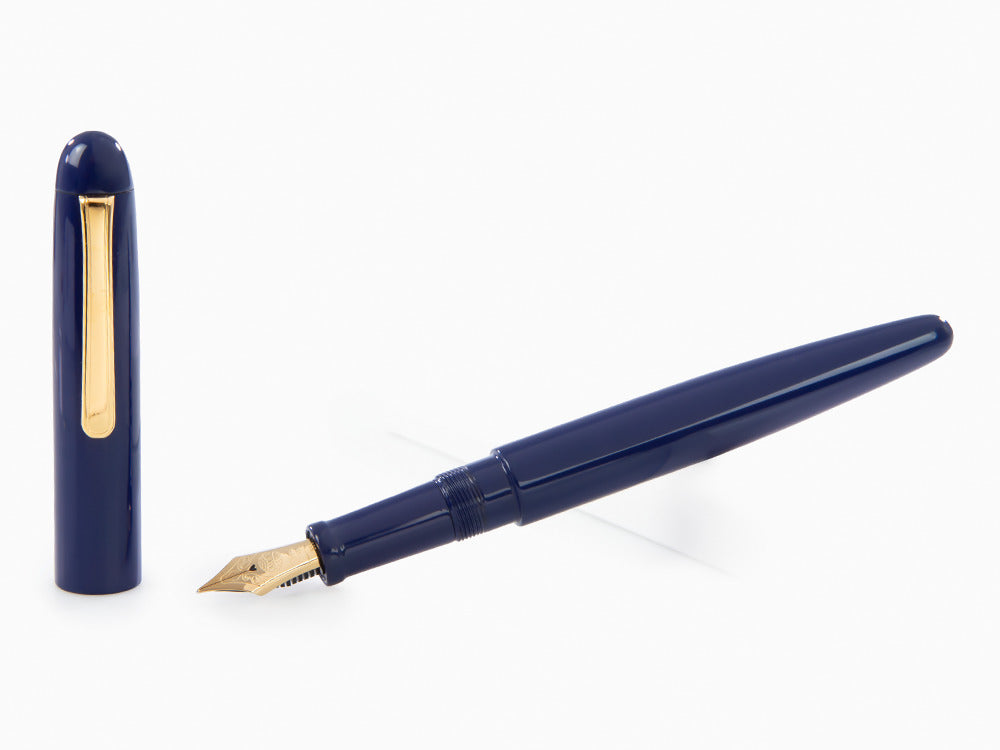 Nakaya Writer Kikyo Füllfederhalter, Long, Ebonite