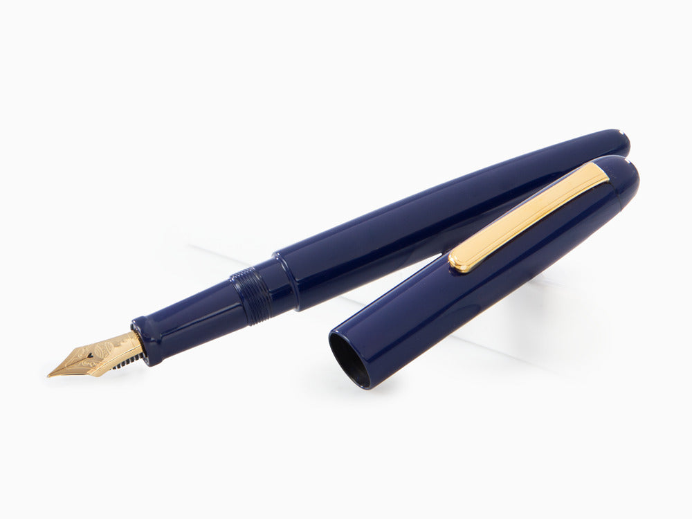 Nakaya Writer Kikyo Füllfederhalter, Long, Ebonite