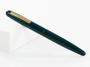 Nakaya Writer Long Füllfederhalter Midori, Ebonite, Vergoldet