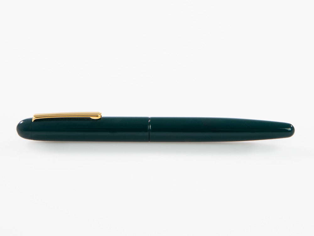 Nakaya Writer Long Füllfederhalter Midori, Ebonite, Vergoldet