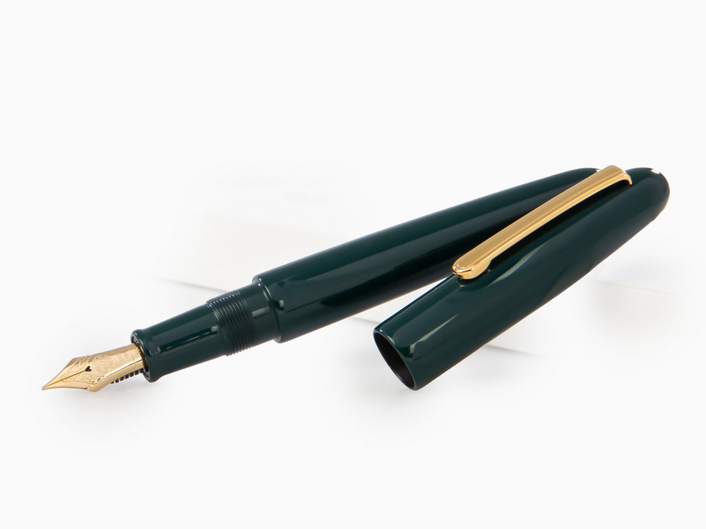 Nakaya Writer Midori Portable Füller, Naturkautschuk und Urushi Lack