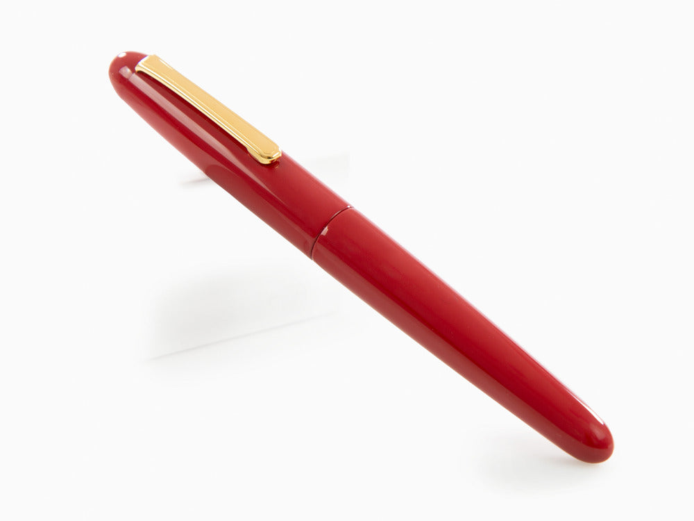 Nakaya Writer Portable Shu Füllfederhalter, Ebonite, Gold