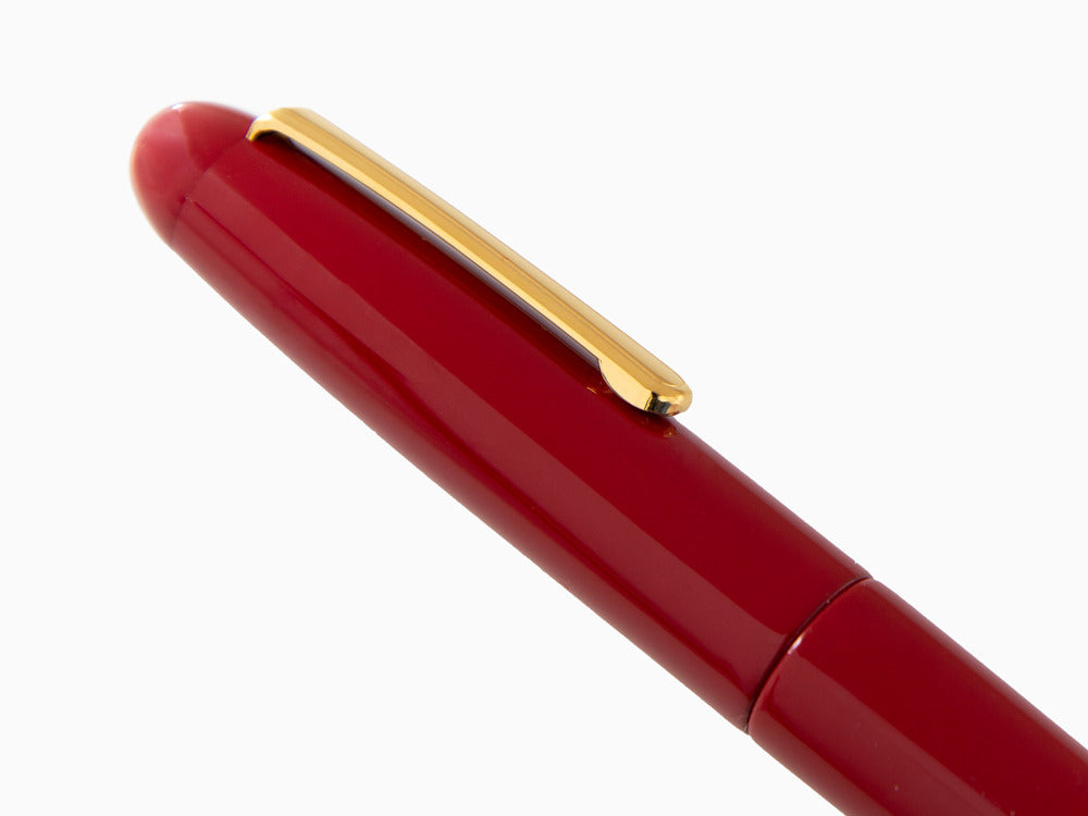 Nakaya Writer Portable Shu Füllfederhalter, Ebonite, Gold