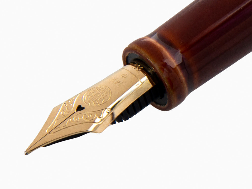 Nakaya Writer Füllfederhalter Toki-Tamenuri, Long, Writer-TM-L-GP-AU