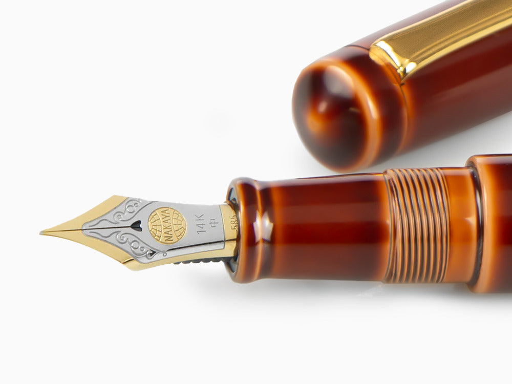 Nakaya Writer Füllfederhalter Toki-Tamenuri, Piccolo, Zweifarbig