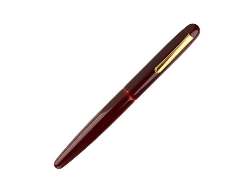 Nakaya Writer Long Füllfederhalter, Aka Tamenuri, Urushi Lack