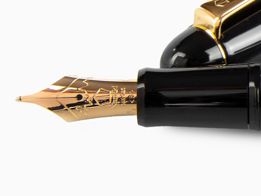 Namiki Nippon Art Origami Kabuto Füllfederhalter, Maki-e, FK-35-SM-KB