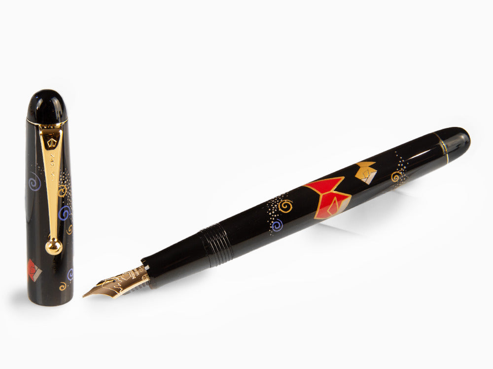 Namiki Nippon Art Origami Gold Fish Füllfederhalter, FK-35-SM-KG