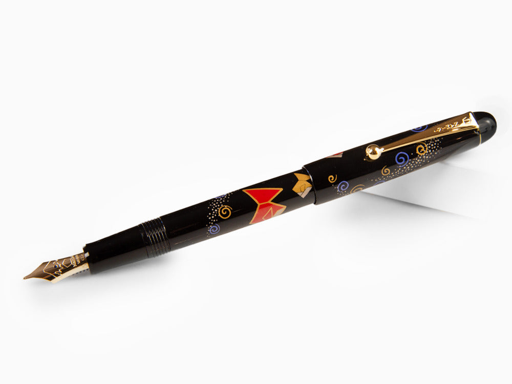 Namiki Nippon Art Origami Gold Fish Füllfederhalter, FK-35-SM-KG