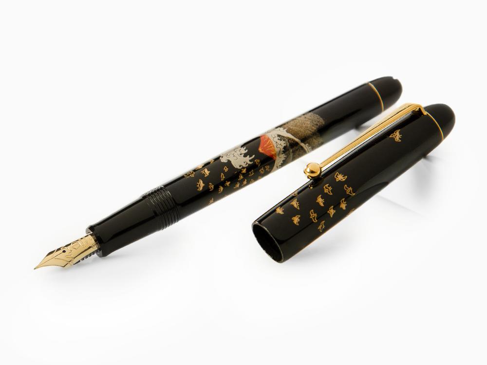 Namiki Nippon Art Mount Fuji and Wave Füllfederhalter, FK-35SMFN