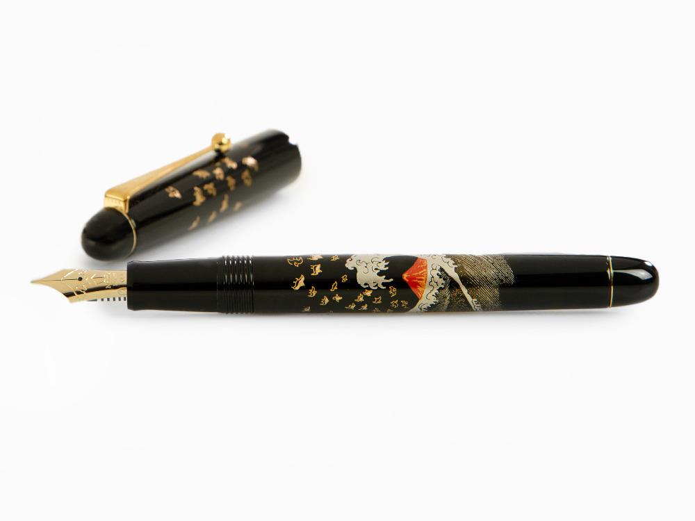 Namiki Nippon Art Mount Fuji and Wave Füllfederhalter, FK-35SMFN