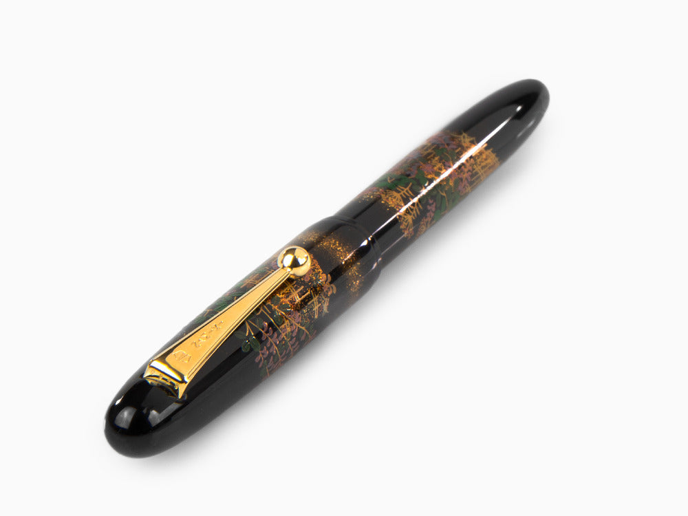 Namiki Yukari Füllfederhalter Flower Fence, Urushi Lack, FN-10M-HA