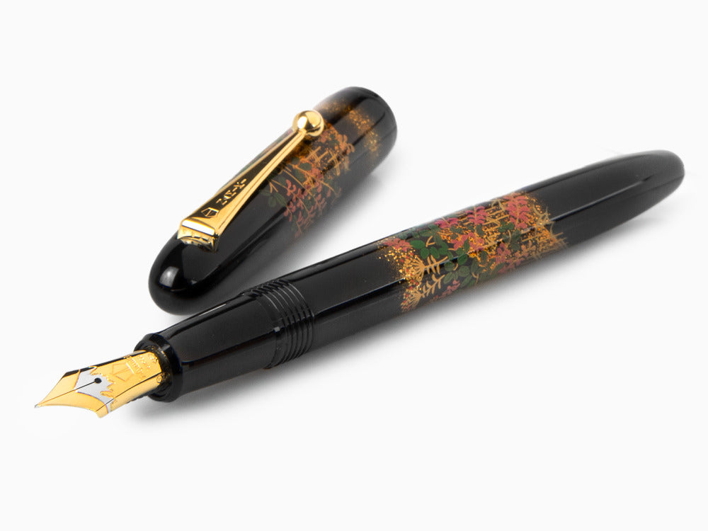 Namiki Yukari Füllfederhalter Flower Fence, Urushi Lack, FN-10M-HA