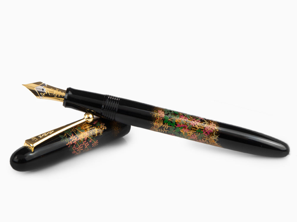 Namiki Yukari Füllfederhalter Flower Fence, Urushi Lack, FN-10M-HA