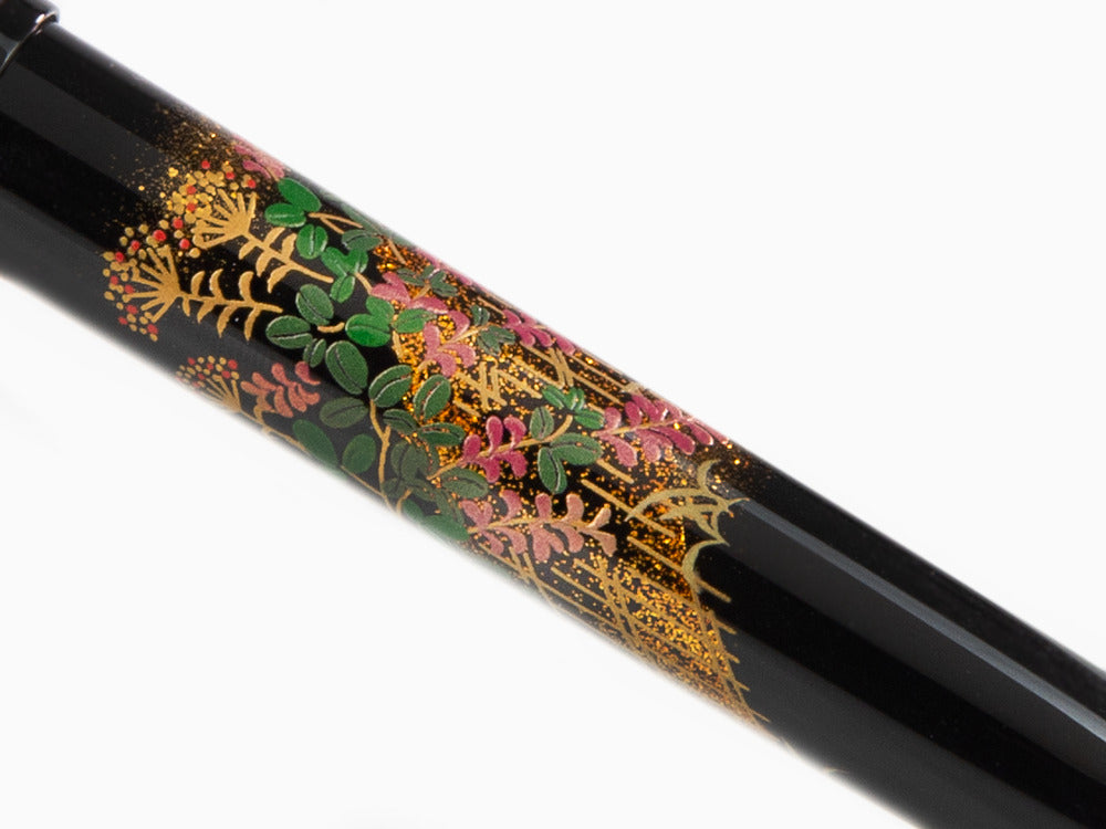 Namiki Yukari Füllfederhalter Flower Fence, Urushi Lack, FN-10M-HA