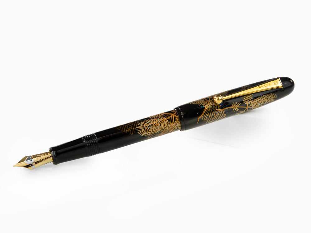 Namiki Yukari Füllfederhalter Pine Needles, Maki-e, FN-10M-MA