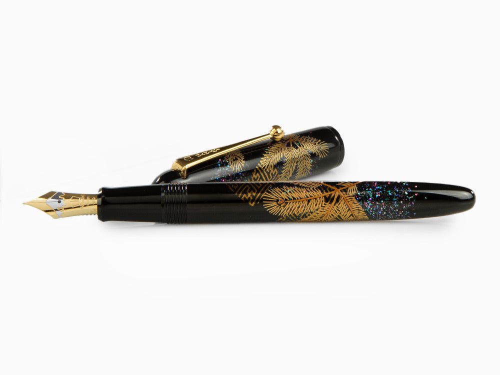 Namiki Yukari Füllfederhalter Pine Needles, Maki-e, FN-10M-MA