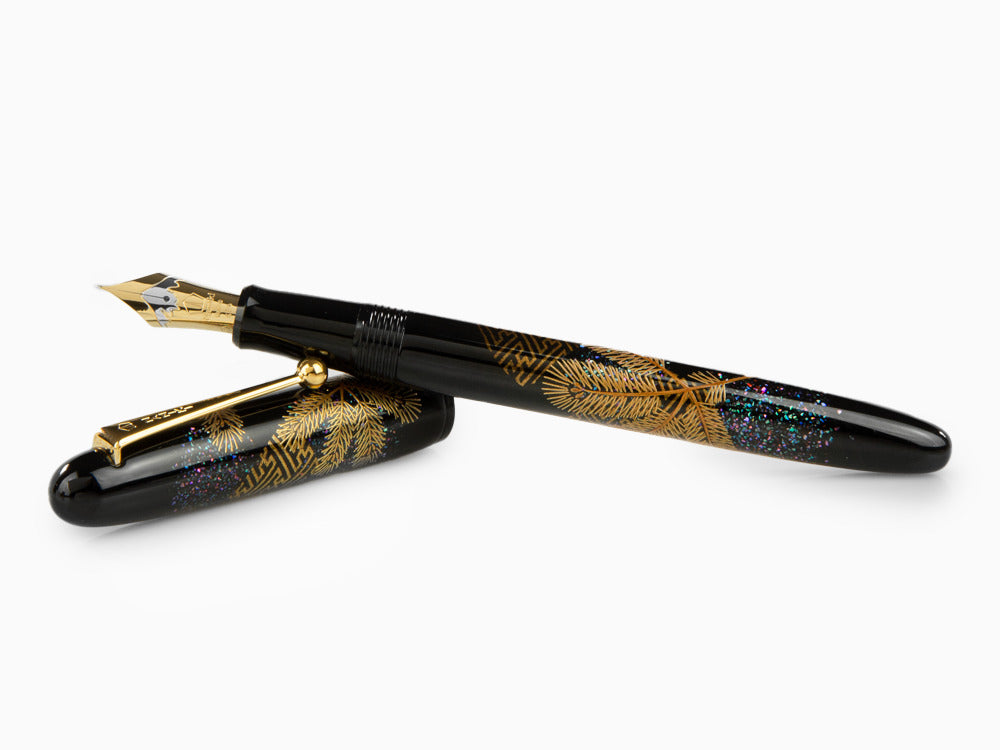 Namiki Yukari Füllfederhalter Pine Needles, Maki-e, FN-10M-MA