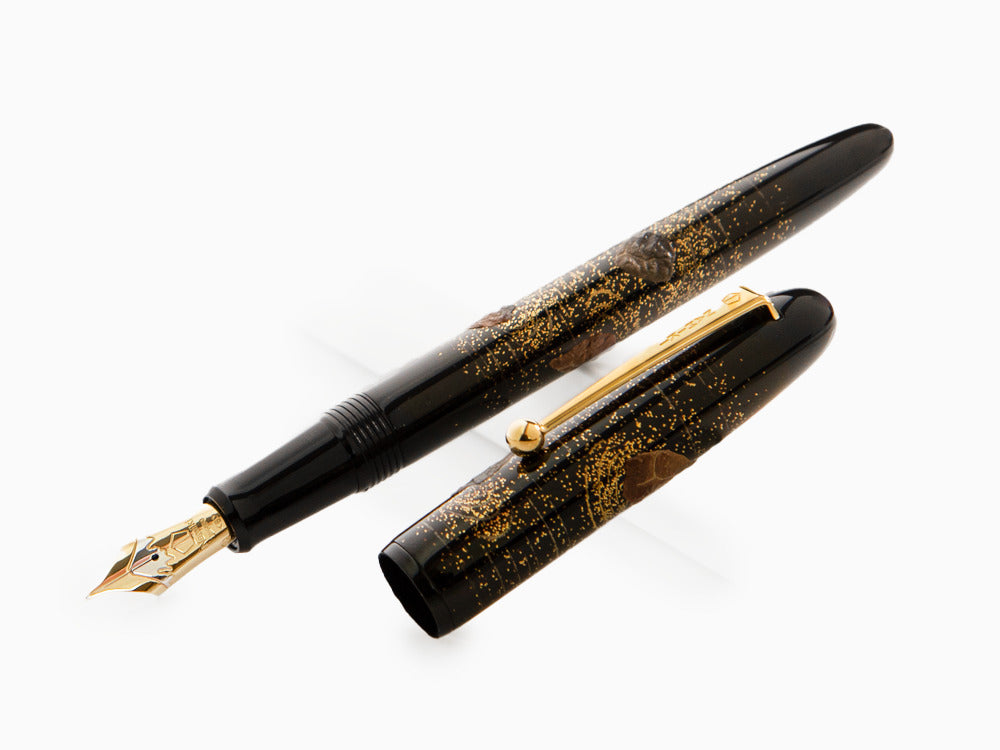Namiki Yukari Rock Garden Füllfederhalter, Maki-e, FN-10M-SE