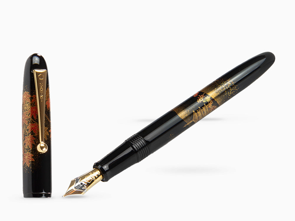 Namiki Yukari Autumn Leaves Füllfederhalter, Urushi Lack, FN-20M-KO