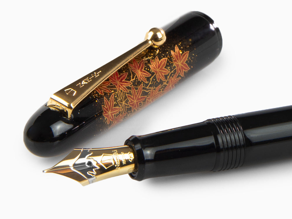 Namiki Yukari Autumn Leaves Füllfederhalter, Urushi Lack, FN-20M-KO