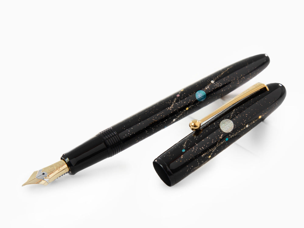 Namiki Yukari Shooting Star RadenFüllfederhalter, Urushi, FN-20M-RNB