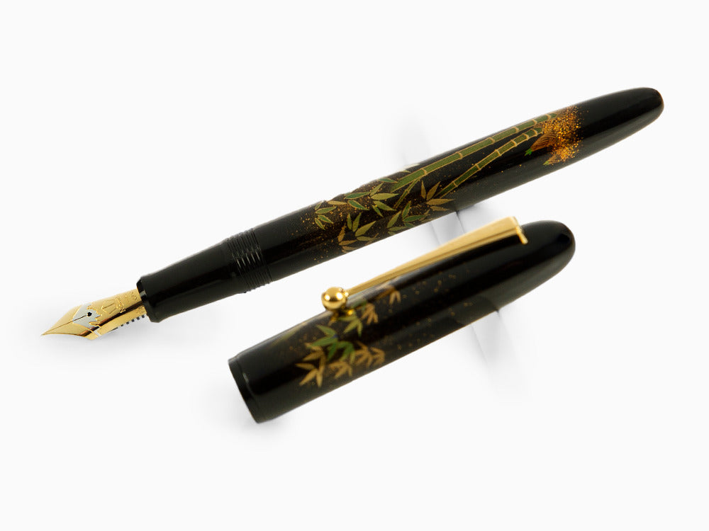 Namiki Yukari Bamboo Füllfederhalter, Urushi Lack, FN-20M-TA