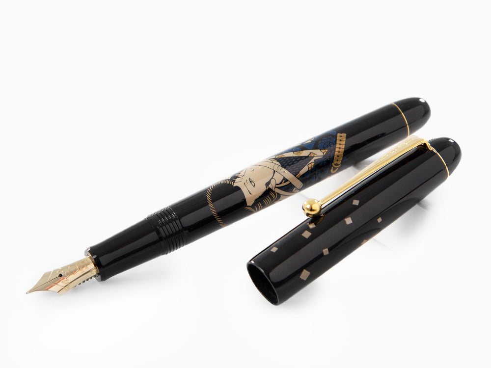 Namiki Nippon Art Ukiyo-e Shobei Odera Füllfederhalter, FN-35-SM-ARCHER