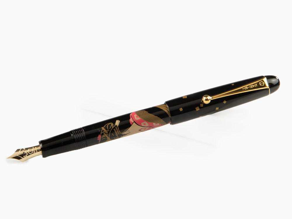 Namiki Nippon Art The 3 Beauties Ukiyo-e Okita Naniwaya Füllfederhalter
