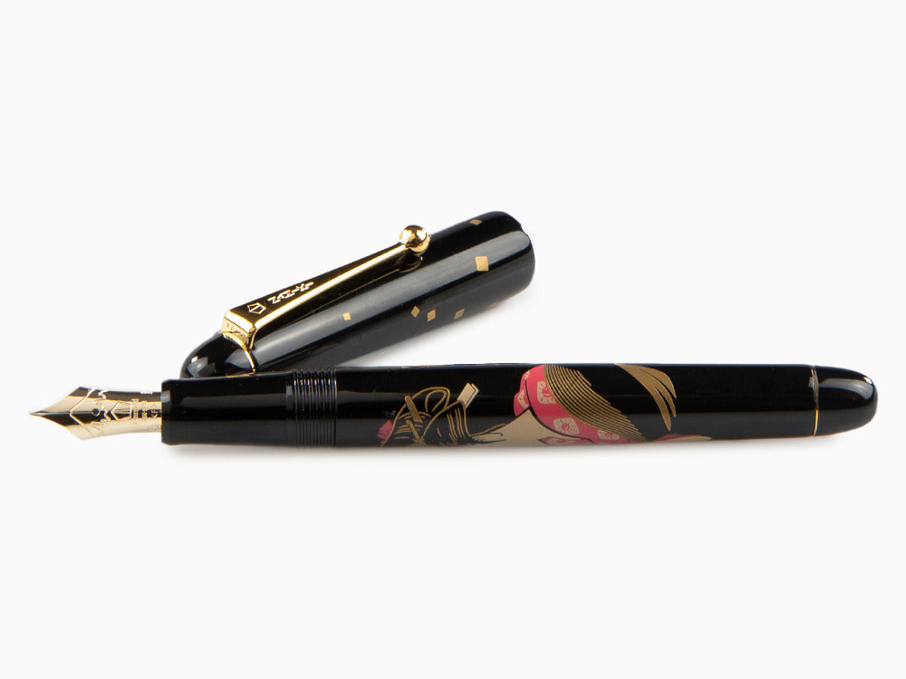 Namiki Nippon Art The 3 Beauties Ukiyo-e Okita Naniwaya Füllfederhalter