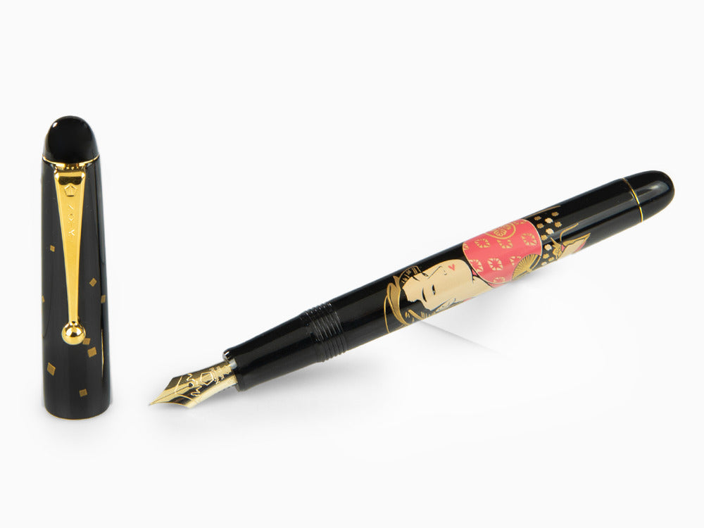 Namiki Nippon Art 3 Beauties Ohisa Takashima Füllfederhalter, Maki-e