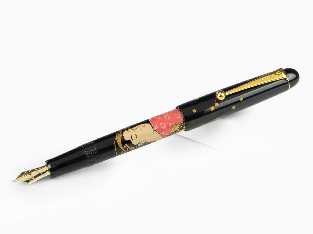 Namiki Nippon Art 3 Beauties Ohisa Takashima Füllfederhalter, Maki-e