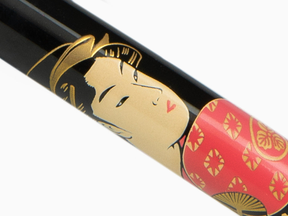 Namiki Nippon Art 3 Beauties Ohisa Takashima Füllfederhalter, Maki-e