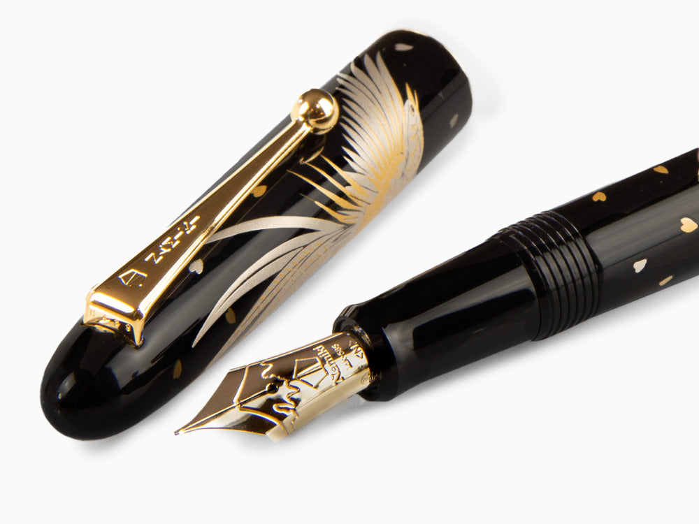 Namiki Nippon Art Golden Pheasant Füllfederhalter, Lack, FN-5M-KI