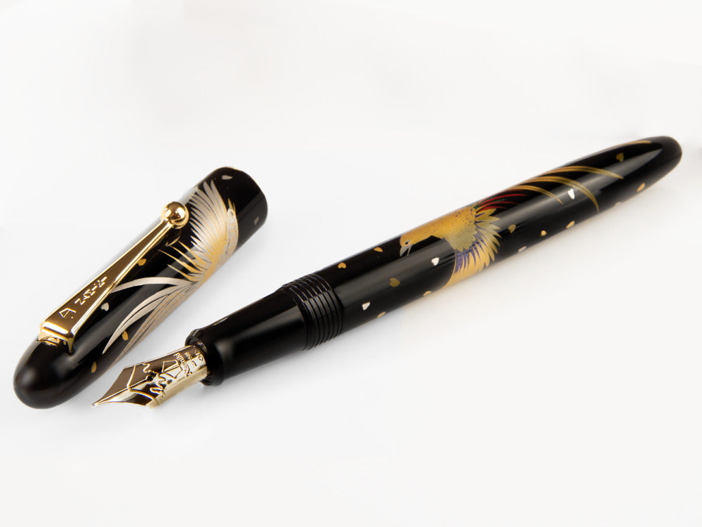 Namiki Nippon Art Golden Pheasant Füllfederhalter, Lack, FN-5M-KI