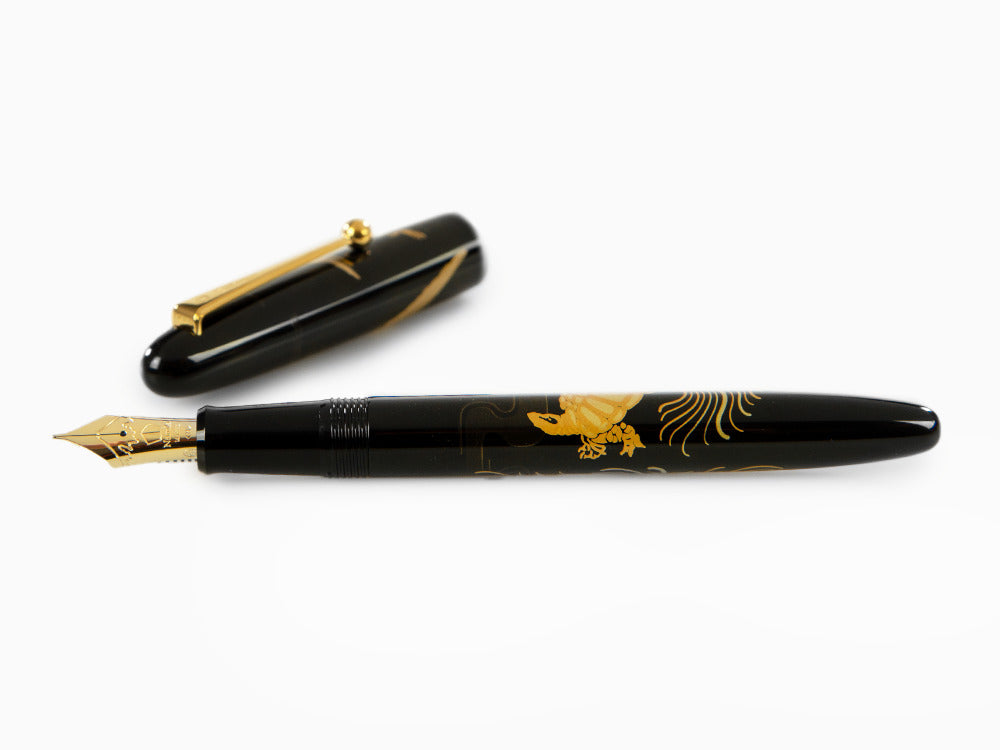 Namiki Nippon Art Crane and Turtle Füllfederhalter, Lack, FN-5M-TK