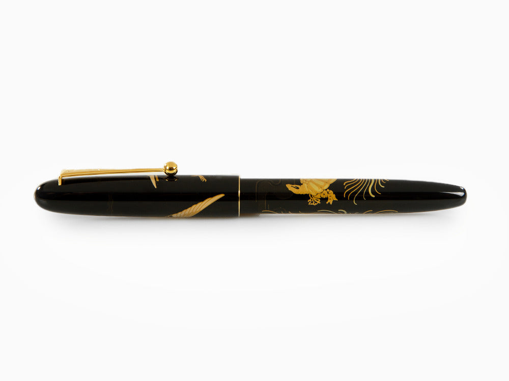 Namiki Nippon Art Crane and Turtle Füllfederhalter, Lack, FN-5M-TK
