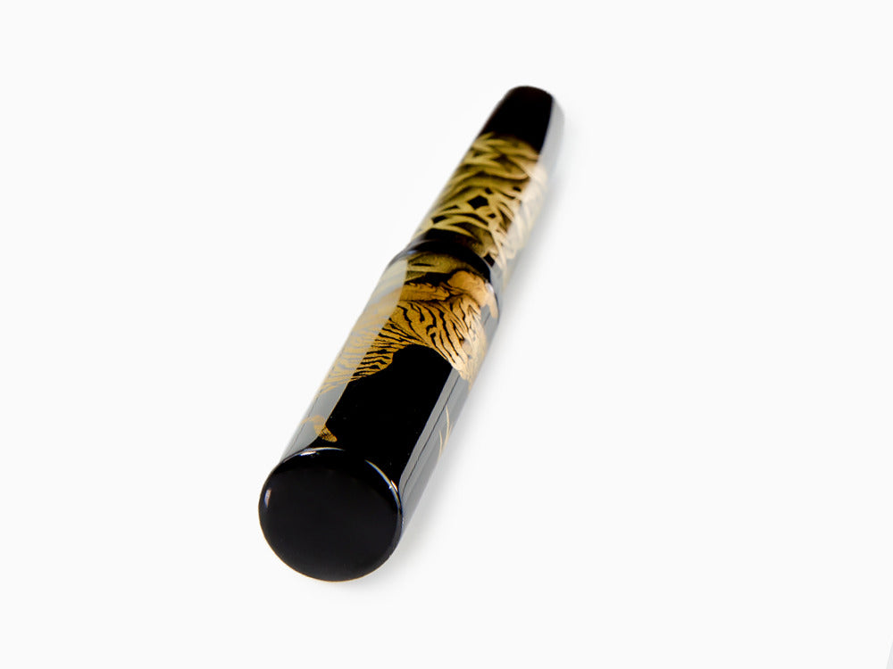 Namiki Chinkin Tiger Füllfederhalter, Urushi Lack, Vergoldete Beschläge