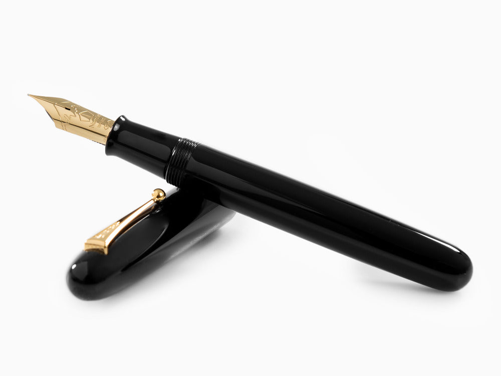 Namiki Pilot Emperor Urushi Schwarze Lack No.50 Füller, Gold, FNF-148S-B