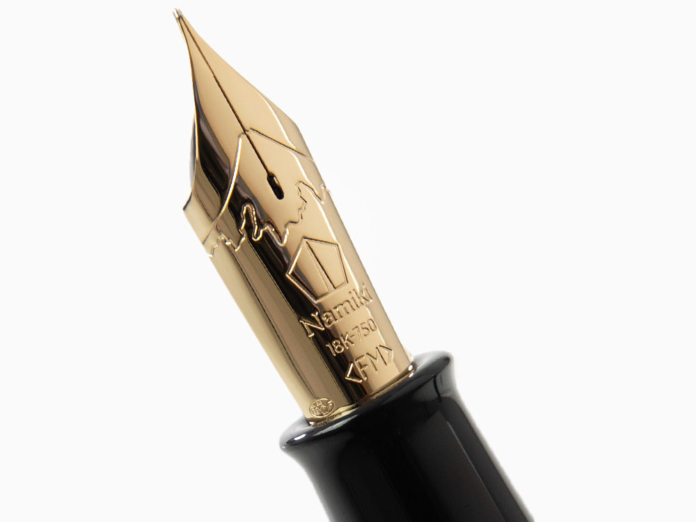 Namiki Pilot Emperor Urushi Schwarze Lack No.50 Füller, Gold, FNF-148S-B
