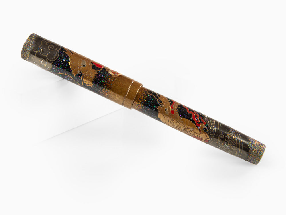 Namiki Emperor Dragon Füllfederhalter, Urushi Lack, Schwarz, FNFV-80M-R