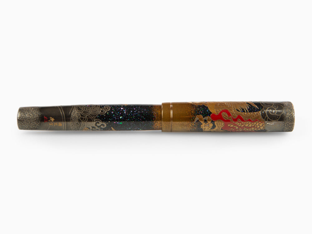Namiki Emperor Dragon Füllfederhalter, Urushi Lack, Schwarz, FNFV-80M-R