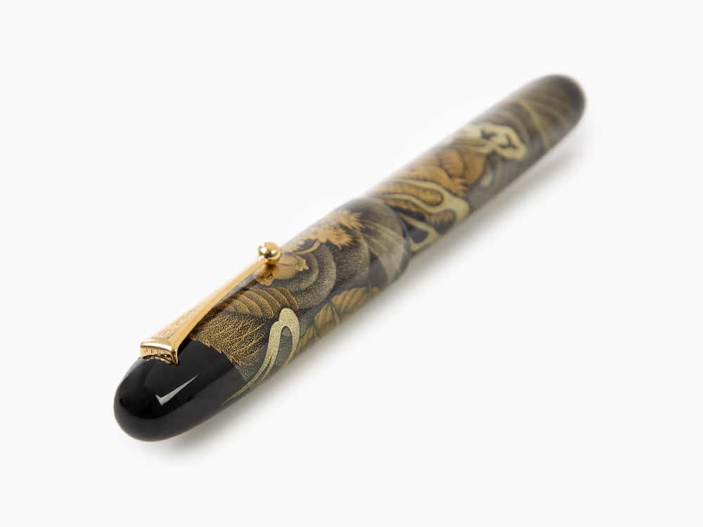 Namiki Emperor Chinkin Dragon Füllfederhalter, Maki-e, Schwarz
