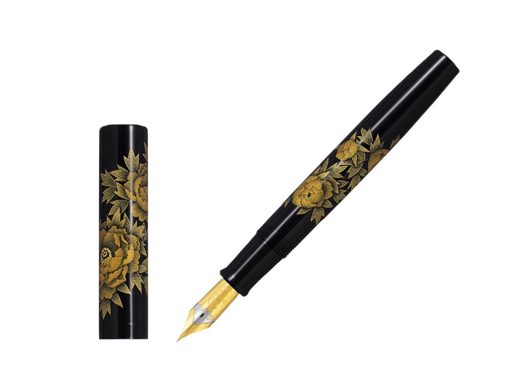 Namiki Chinkin Peony Füller, Vergoldete Beschläge, Chinkin, FNFVC-70M-BN