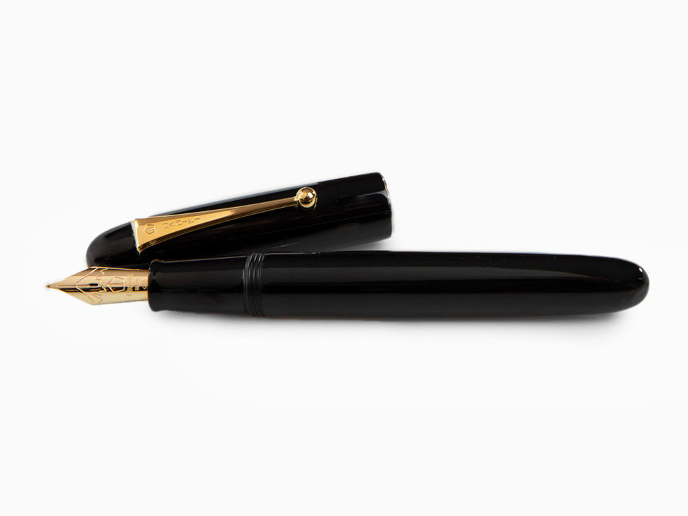 Namiki Pilot Yukari Urushi Schwarze Lack No.20 Füller, Gold, FNK-128S-B