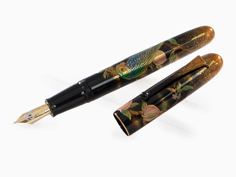 Namiki Yukari Royale Parrot with Peach Füllfederhalter, Gold