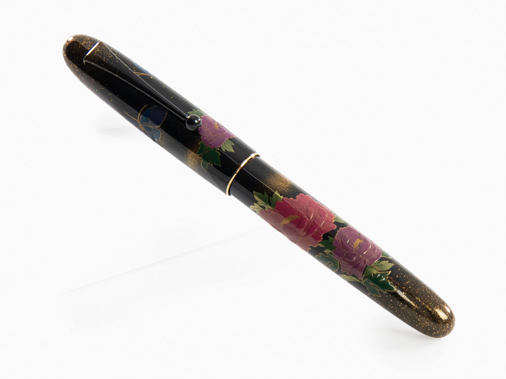 Namiki Yukari Royale  Peony & Butterfly Füllfederhalter Togidashi Maki-e